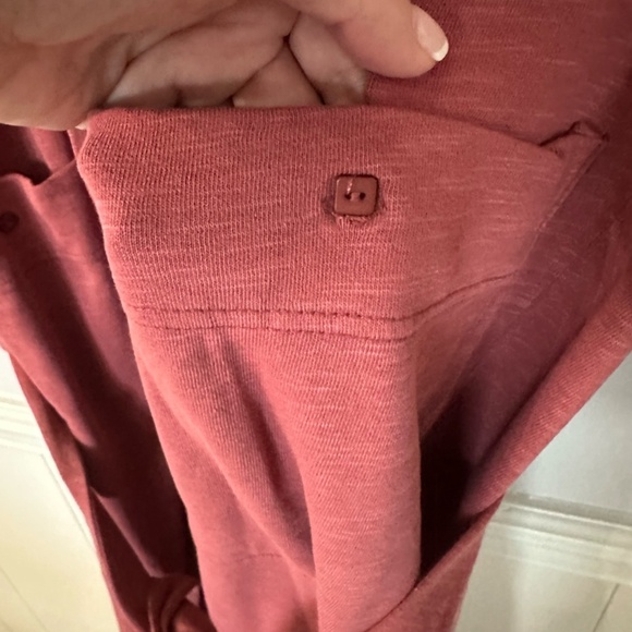 Free People Intimately Womens Long Sleeve Wrap Duster Cardigan in Wine Sz M NWT - Picture 4 of 8